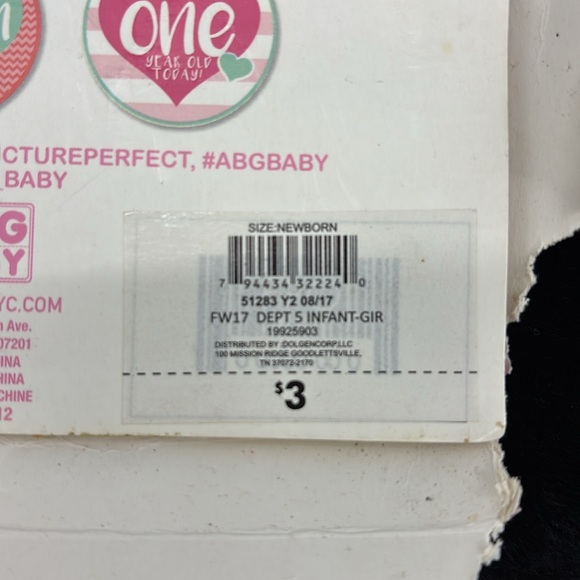 ABG Baby First Year Milestone Stickers 12 Count Infant Girls Precious Memories - Picture 7 of 16